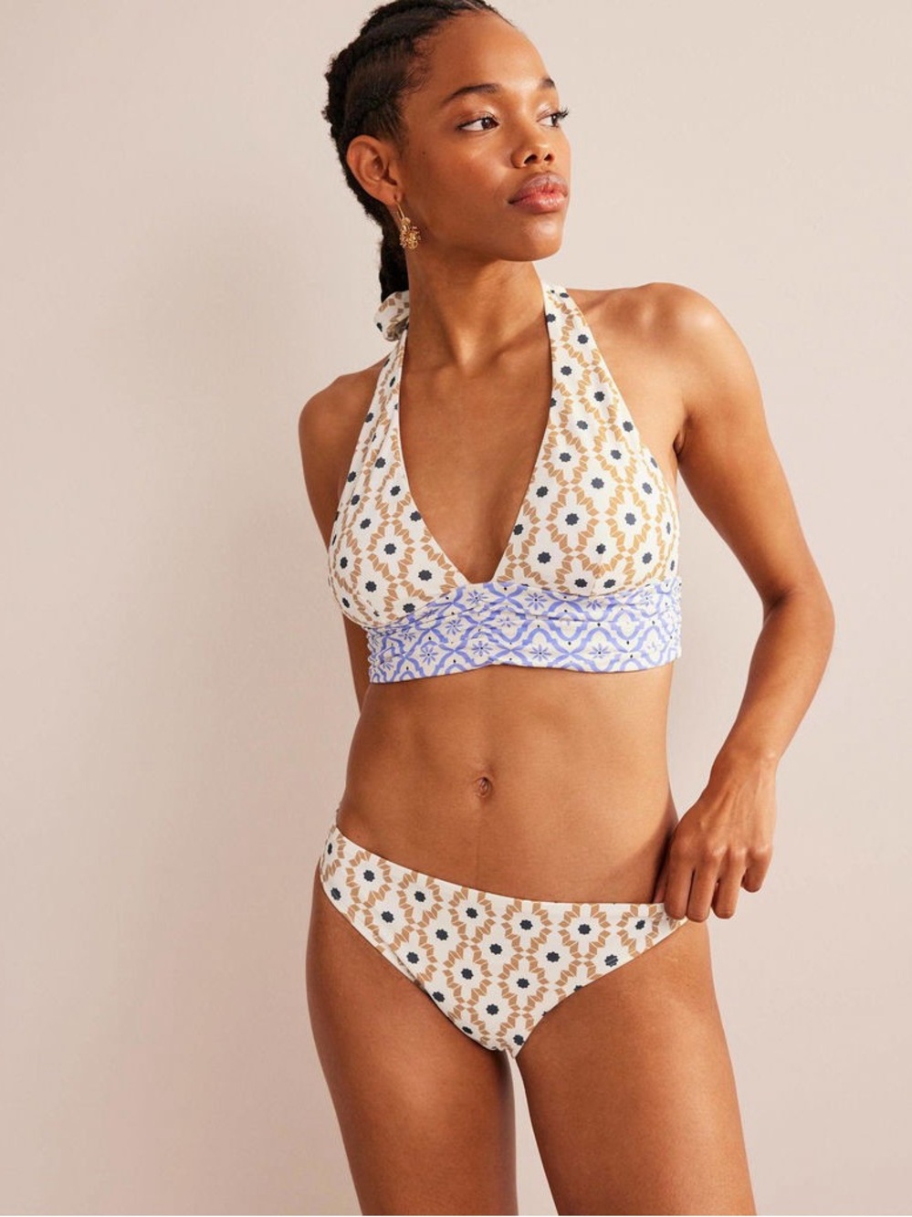 NWT Boden Geo Halter Two-Piece Bikini (8)